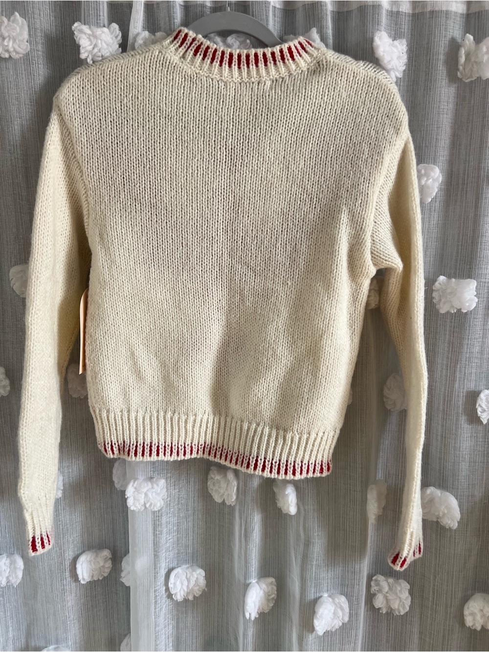 Coco & Shay Cream & Red Lobster Knit Sweater - Picture 2 of 5
